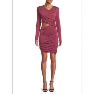 NWT Bardot Rosa Ruched Mini Dress M